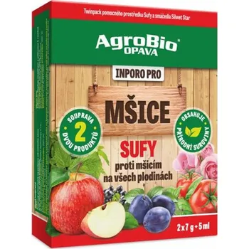 Insekticid Přípravek proti mšicím AGROBIO Inporo Pro Sufy 2x7g plus 5ml