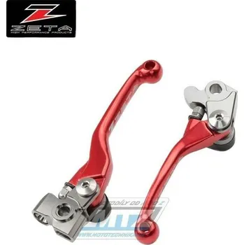 Sada výklopných páček ZETA PIVOT - ZETA ZE44-4143 - Beta RR250+RR300 / 13-24 + RR 4takt / 12-24 + XTrainer 250+300 / 15-24 - červené BETA RS 450 2012-2018