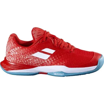 Dětská sportovní obuv Dětská tenisová obuv Babolat Jet Mach 3 Junior Clay Girl Fiesta Red EUR 38,5