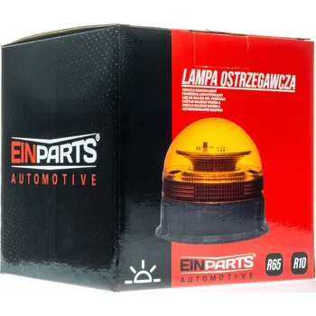 Maják LED Maják 12V-24V Žlutý s magnetickou montáží, R10/R65 Homologace