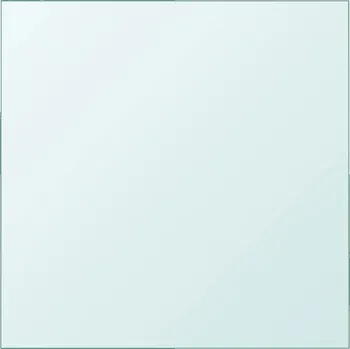 Konferenční stolek Deska z tvrzeného skla 50x50 cm průhledný