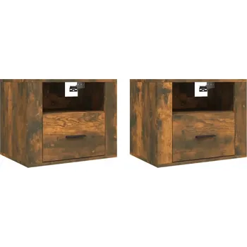 Noční stolek Závěsná Noční Stolek Dub 50x36x40 cm