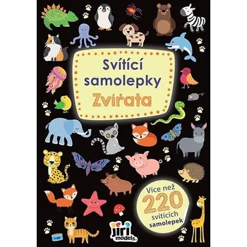 samolepka JIRI MODELS 3948-6 svítící samolepky zvířata