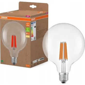 Žárovka LED žárovka GLOBE E27 7,2W (ekvivalent 100W) 1521lm 2700K FILAMENT 212lm/W Energetická třída A OSRAM