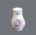 Pepřenka sypací 7,5cm Fialky Český porcelán Dubí