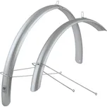 FORCE aluflex trekking + vzpěry, stříbrné