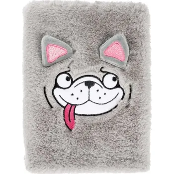 Notes A5 BAAGL – odstíny šedé a stříbrná