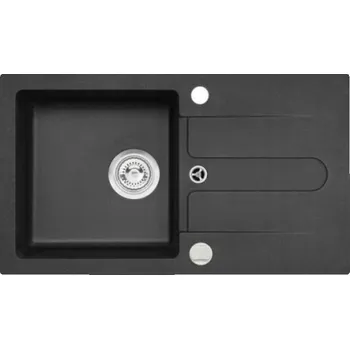 Granitový dřez Jednodřez Alveus Cancan granitový černý