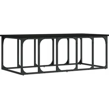 Konferenční stolek Konferenční stolek z dřevěného materiálu 100x50 černý