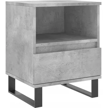 Noční stolek Noční Stolek Betonový 40x35x50 cm, Šedá