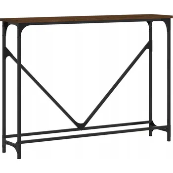 Konferenční stolek Elegantní dřevěný konzolový stolek - hnědý dub 102x22,5x75cm