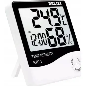 Meteostanice METEOROLOGICKÁ STANICE HODINY TEPLOMĚR DIGITÁLNÍ VLHKOMĚR