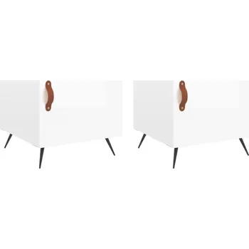 Noční stolek Noční stolek bílý 40x40x50 cm