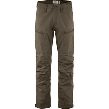 Pánské kalhoty kalhoty turistické pánské FJÄLLRÄVEN Abisko Lite Trekking Trs M Reg Dark Olive - 46