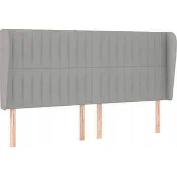 Čelo postele Uszak 163x23 cm Světle šedé