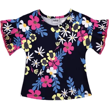 Dívčí tričko Dívčí top NANAI MARGARITA modrý Velikost: 128