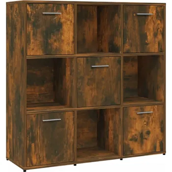 Knihovna Regál na knihy 90x30x90 cm, kouřový dub