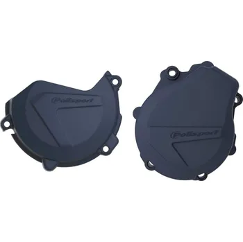 Ochranné kryty spojky a zapalování POLISPORT modré HUSQVARNA FE 501 2017-2023