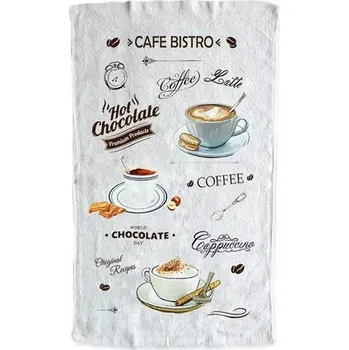 Utěrka Toro Kuchyňská utěrka Cafe Bistro bavlna 38 x 63 cm 268486