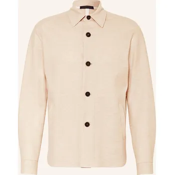 Pánská košile Harris Wharf London Pánská Svrchní Košile Z Piké, krémová, 54