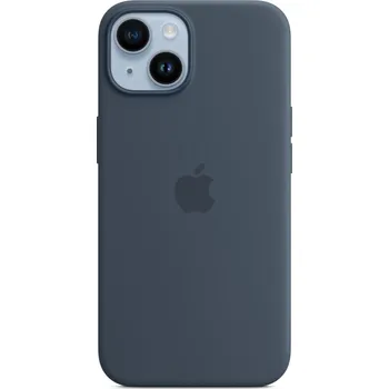 iPhone 14 Silicone Case with MagSafe - Storm Blue