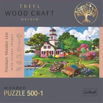 Puzzle TREFL Wood Craft Origin puzzle Letní útočiště 501 dílků