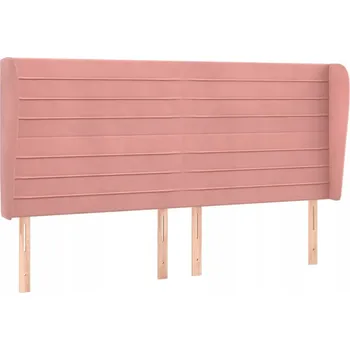 Čelo postele Uszak Sametové Růžové 183x23x118cm