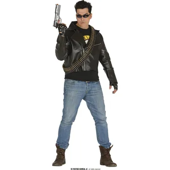 Karnevalový kostým Pánský kostým Motorkářská vesta XL