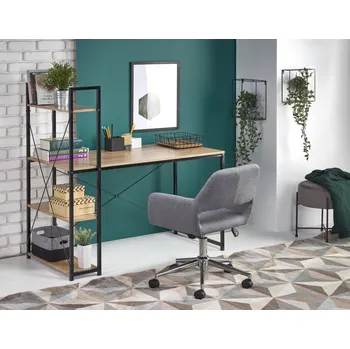 Nábytek Psací stůl Narvik 2 dub sonoma/černá