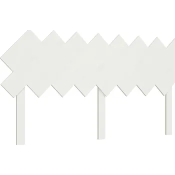 Čelo dřevěné borovicové bílé 159,5x3x80,5 cm