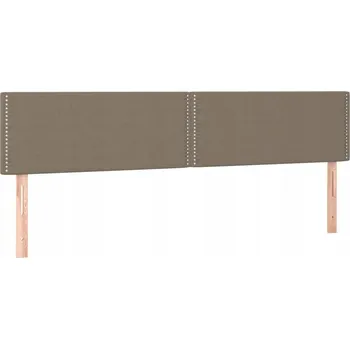 Čelo postele taupe 180 x 78/88 cm, 100% polyester