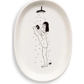Mýdlenka helen b Porcelánová mýdlenka Yoga in the shower