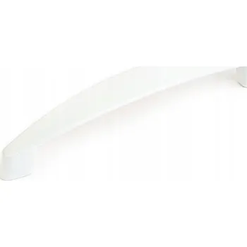 Nábytkové kování NÁBYTKOVÁ ÚCHYTKA DN17 128MM BÍLÁ MATNÁ KLASICKÁ MODERNÍ NA SKŘÍŇKU