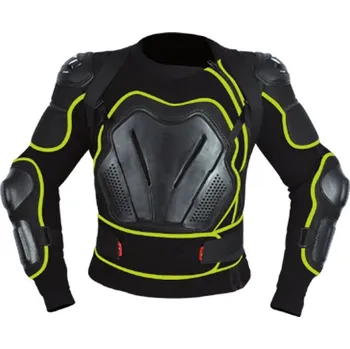 Motocyklový chránič kolene a holeně MAXX NF 3502 Celotělový chránič černozelený Velikost: XS