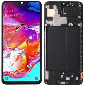 LCD displej pro Samsung Galaxy A70 s rámečkem