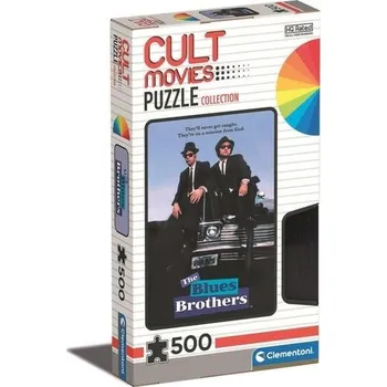 Puzzle CLEMENTONI Puzzle Cult Movies: Bratři Bluesovi 500 dílků