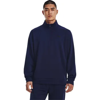 Pánská móda Pánská Mikina UNDER ARMOUR UA ARMOUR FLEECE 1/4 ZIP 1373358-410 – Tmavě modrá XL