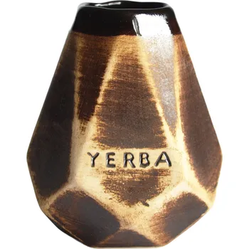 Mate Green Keramická kalabasa, Natural - Diamant, 350 ml