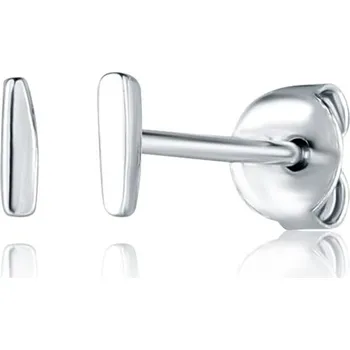 Náušnice Stříbrné náušnice obdélníček