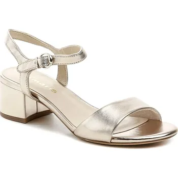 Dámské sandále Tamaris 1-28249-42 světle zlaté dámské sandály na podpatku EUR 39