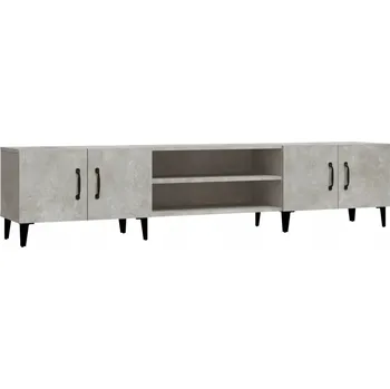 Televizní stolek TV stolek Beton 180x31,5x40 cm Šedá