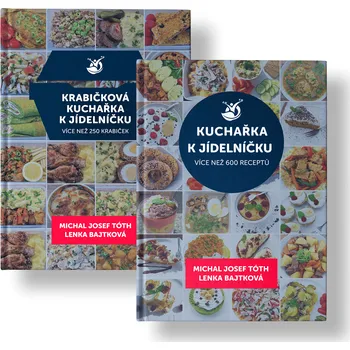 Fitness Innovations Balíček MJT kuchařek k jídelníčku (1. + 2. díl)