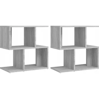 Noční stolek Noční stolek z dřevotřísky 50x30x51,5 cm šedý dub sonoma