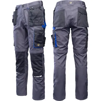 Pracovní obuv Dlouhé pracovní kalhoty INDEX BOZP KAPSÁČE OCEL TOPAZ SEVEN KINGS rip-stop vel.