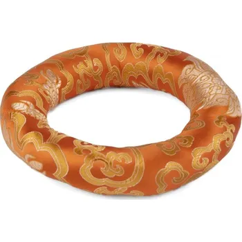 Polštářek pod tibetskou mísu ø 16 cm oranžový (vhodný na mísu o průměru cca 20–24 cm)