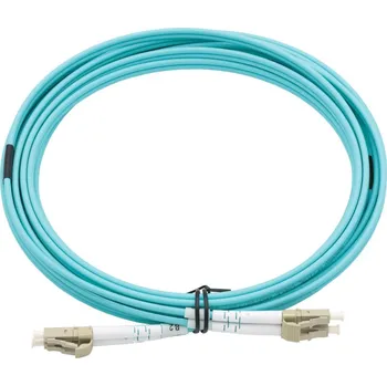 Síťový kabel XtendLan FO patch LC-LC 5m 50/125, duplex, OM3, G.652d, LS0H, armovaný kabel, kulatý, 3mm FOP-LCLC-D-5-50-OM3-R