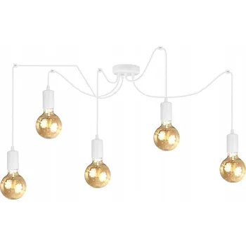 Závěsné svítidlo JasnoCiemno pavouk loft 5 - světelné body E27