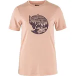 tričko Fjällräven Abisko Wool Fox - 302/357 Chalk Rose/Port S