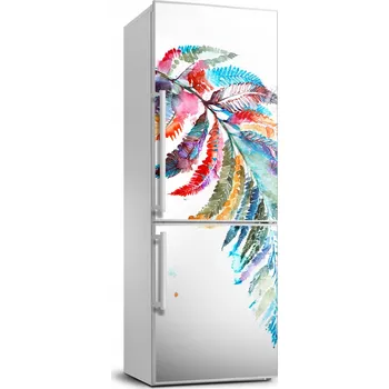 Fototapeta Samolepka na ledničku Barevná kapradina 70x190 cm