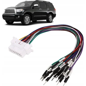 Autodiagnostika 16-PINOVÝ ZÁSUVKOVÝ OBD2 KABEL PRO PŘIPOJENÍ 4PINOVÝCH VODIČŮ DIY